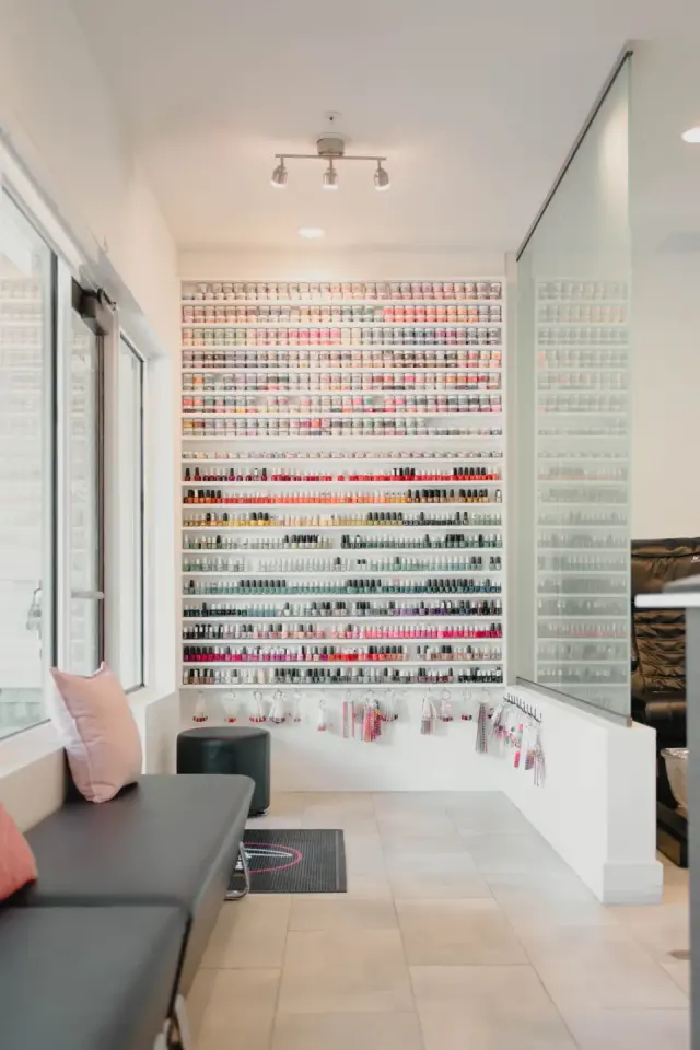 Interior of Aura Beauty studio, Weston