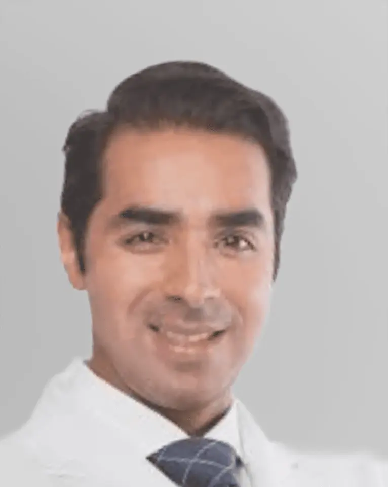 Dr. Sameer Bashey, pictured on Beverly Hills Aesthetic Group’s team page