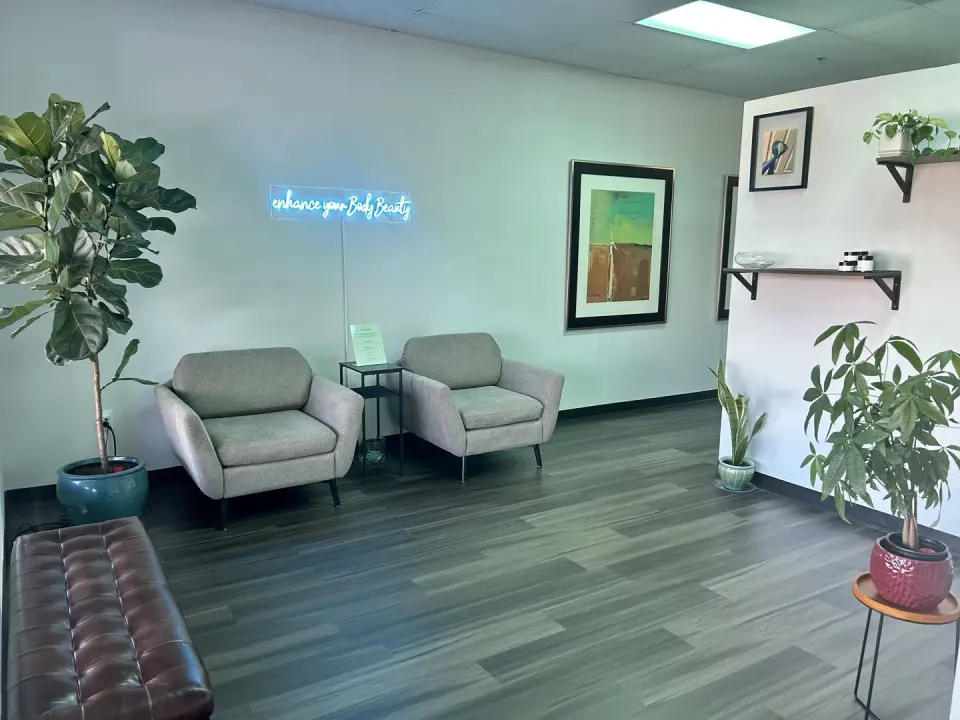 Waiting area at Body Beauty Wax, Smyrna