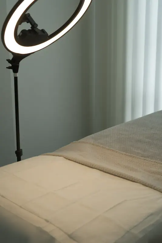 Treatment table at Bodyzilian Wax, Chamblee