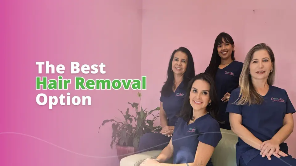 Relax and Wax team in branded scrubs, Roswell