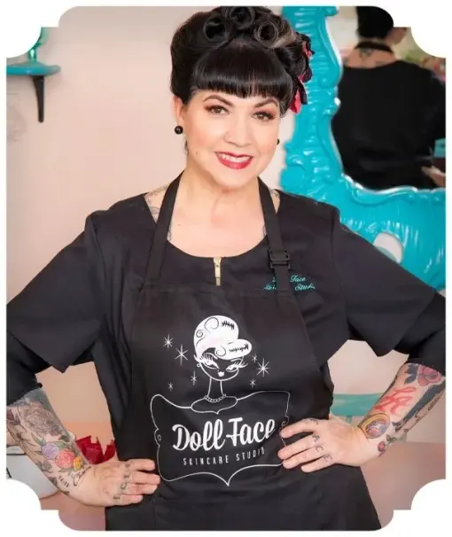Lila Castellanos, owner of Doll Face Skincare Studio