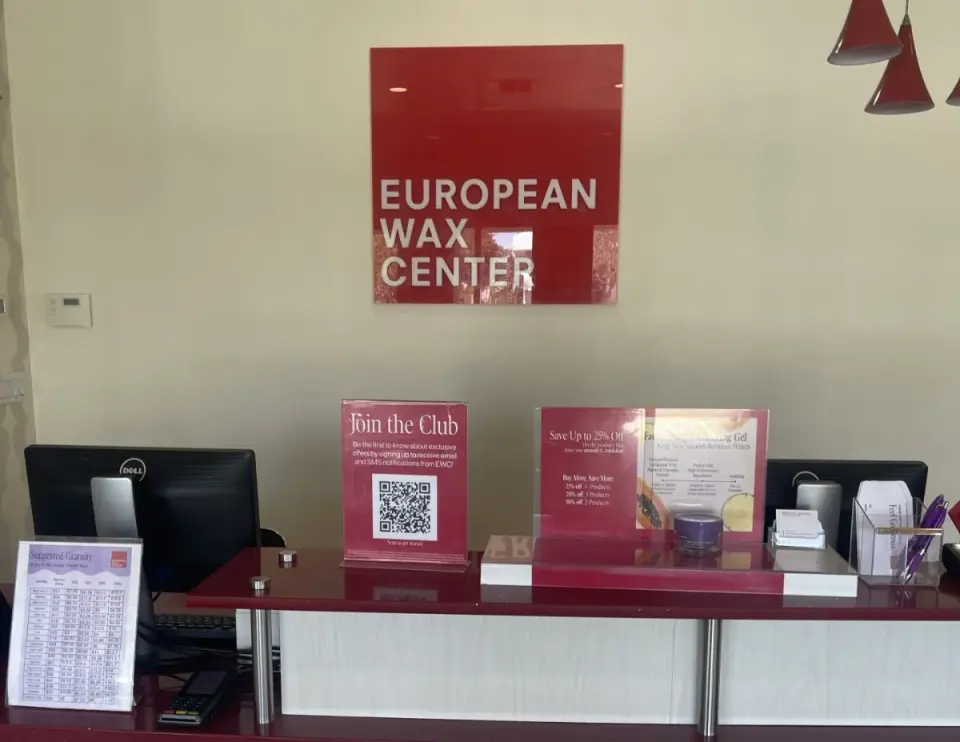 Reception at European Wax Center, Deerfield Beach