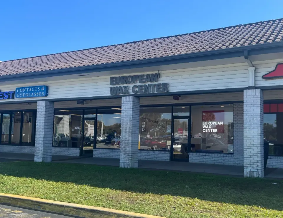 Storefront of European Wax Center, Hialeah Country Club Plaza