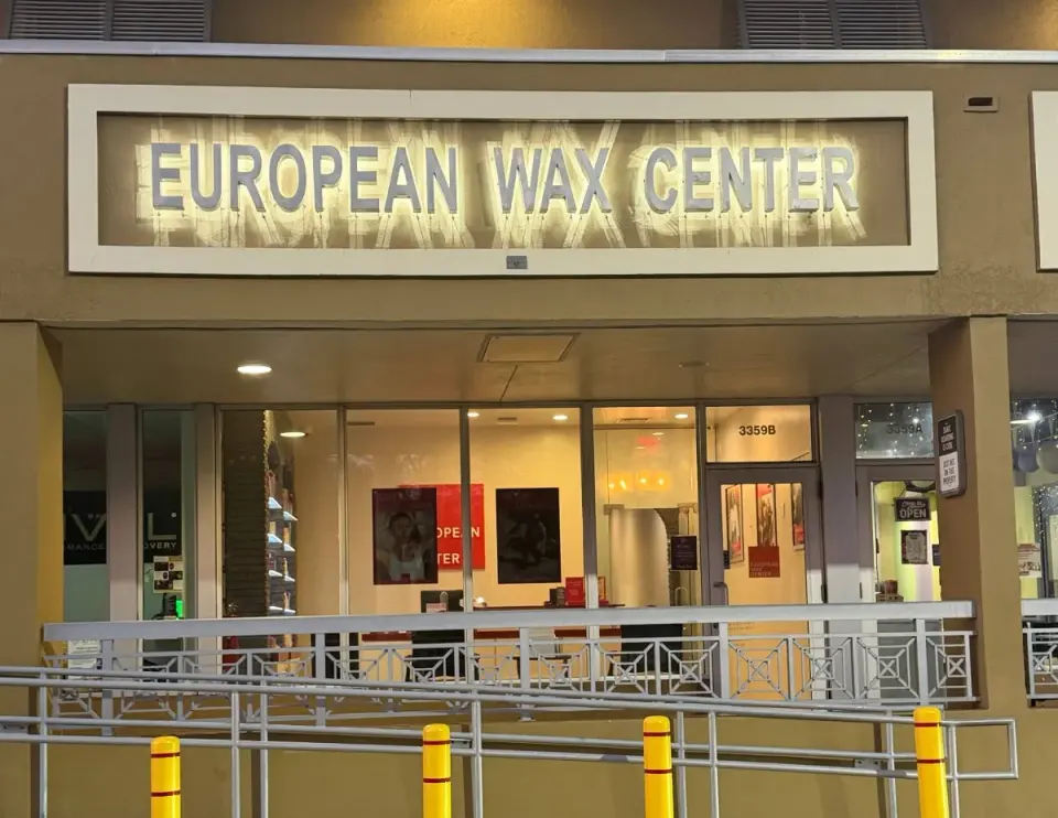 Storefront of European Wax Center, Hollywood
