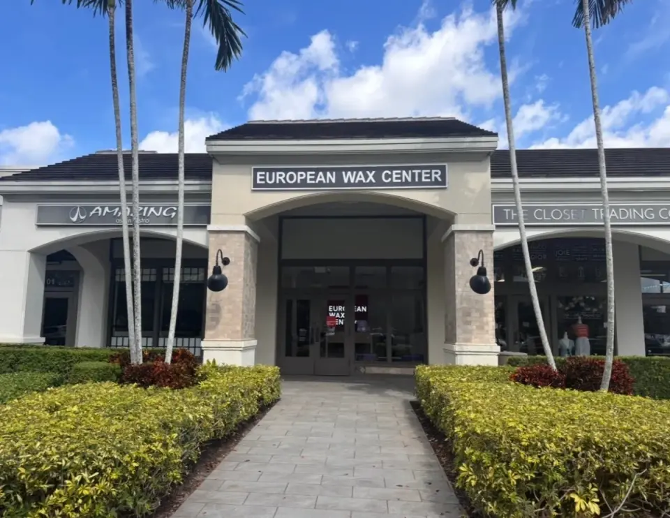Storefront of European Wax Center, Plantation