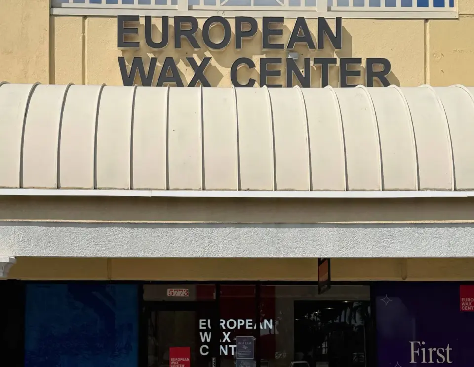 Storefront of European Wax Center, Tamarac