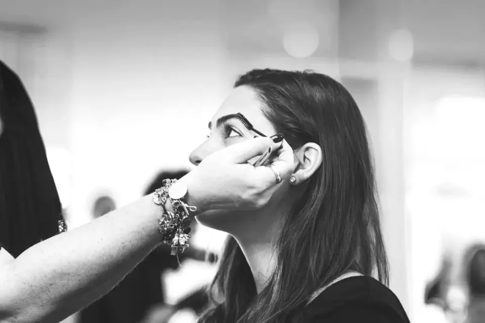 Eyebrow work pictured on Gamine Beauty’s brow-service page
