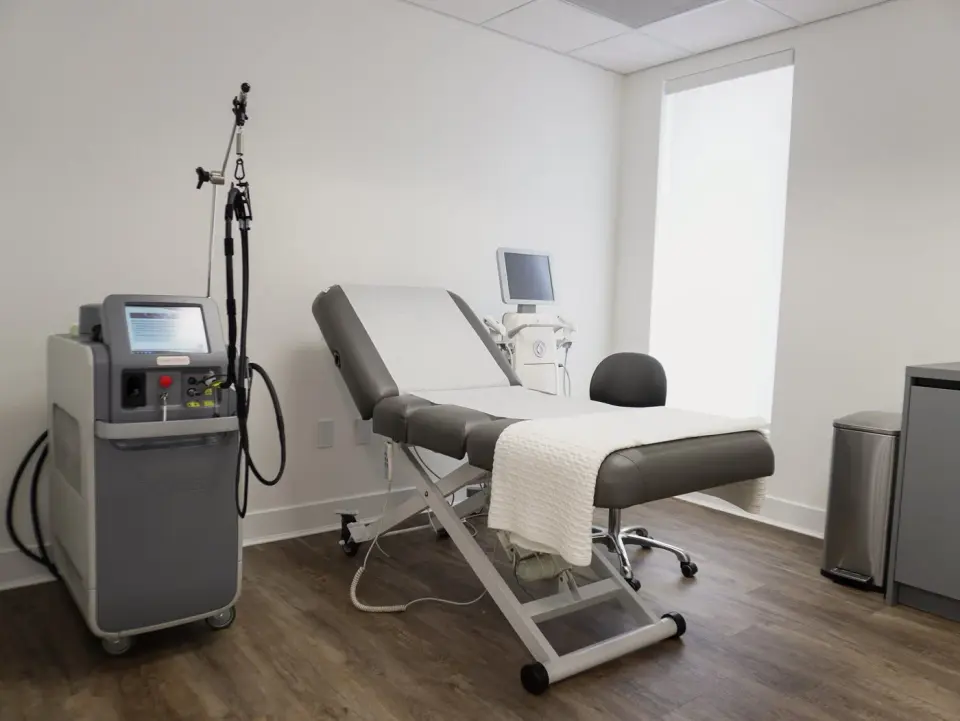 Treatment room at Laser Place Miami, Coral Gables