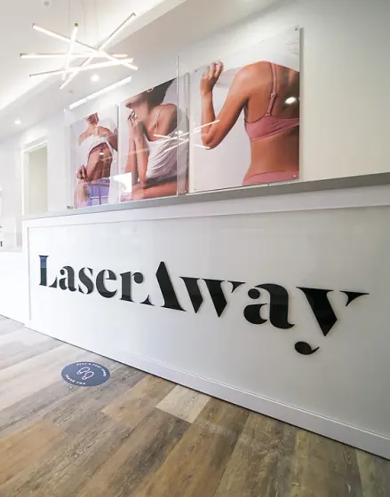 LaserAway Cerritos reception in Ocio Design Group’s named project gallery