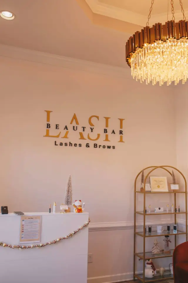 Front desk at Lash Beauty Bar, Roswell