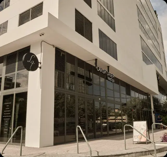 Storefront of Lavish Laser Medspa, Midtown Miami