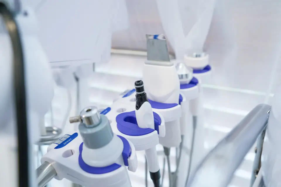 Laser and skincare device handpieces at Miracle Laser & Skin Care Institute