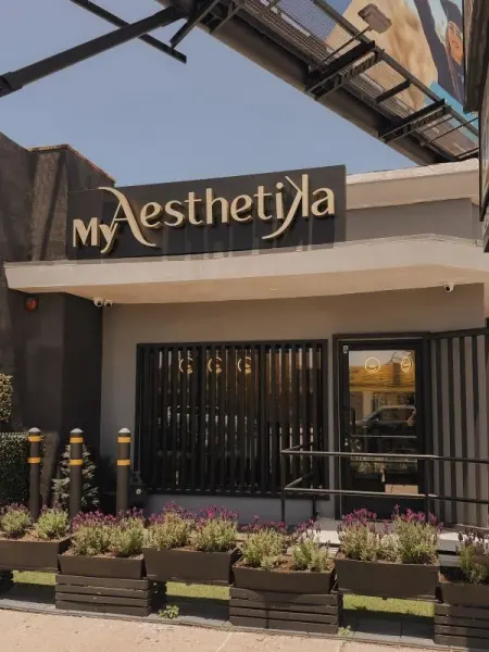 MyAesthetika storefront and entrance pictured on its North Hollywood About page
