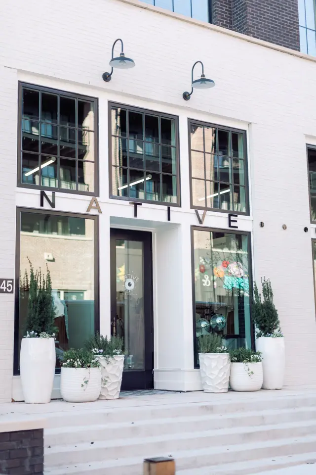 Storefront of Native Collective, Fayetteville