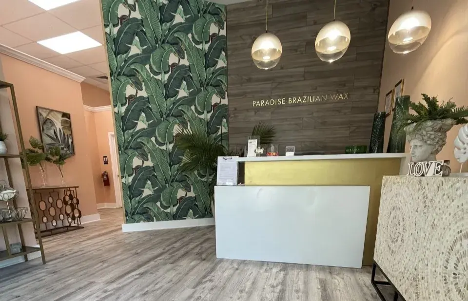Reception area at Paradise Brazilian Wax, Atlanta