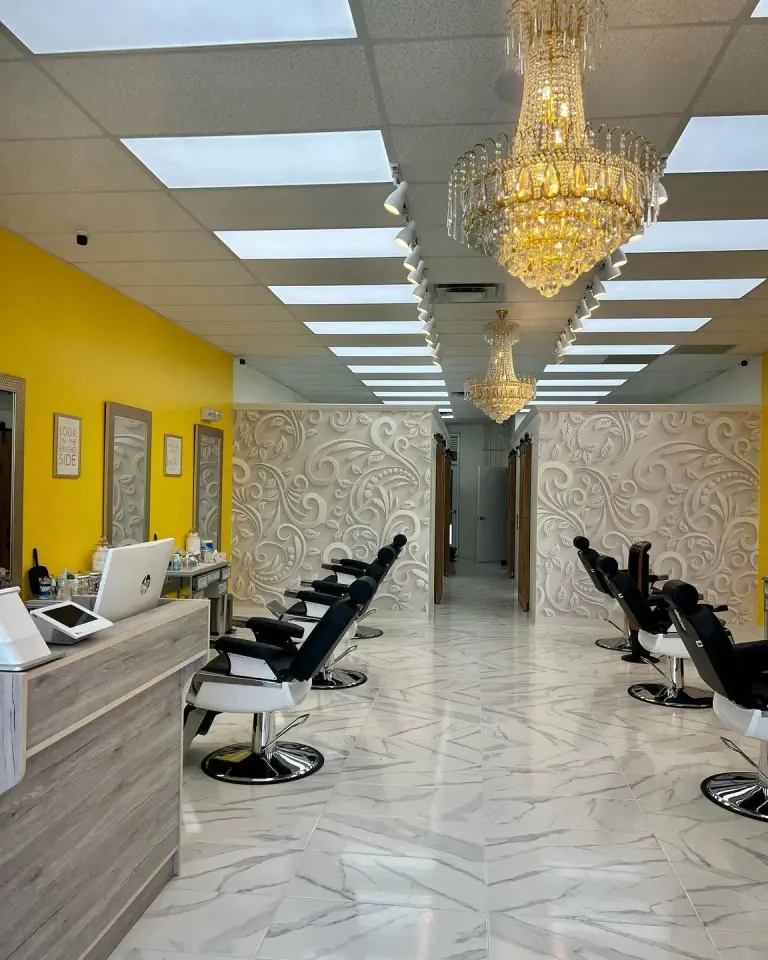 Salon floor at RC's Waxing & Threading, Banks Crossing, Fayetteville