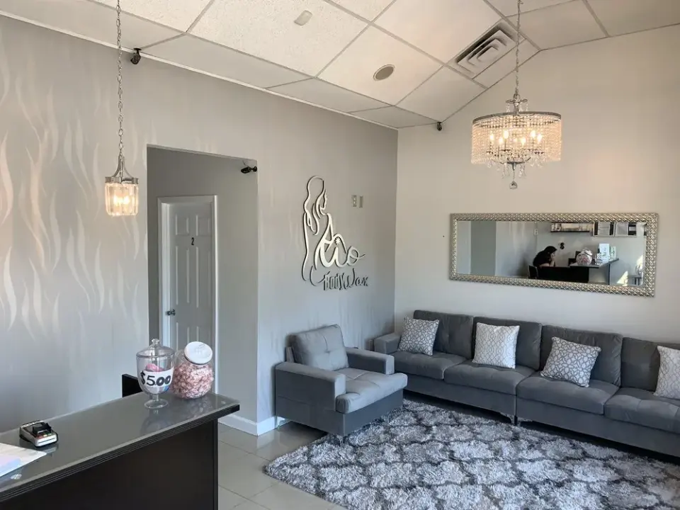 Waiting area at Rio Body Wax, Sunrise