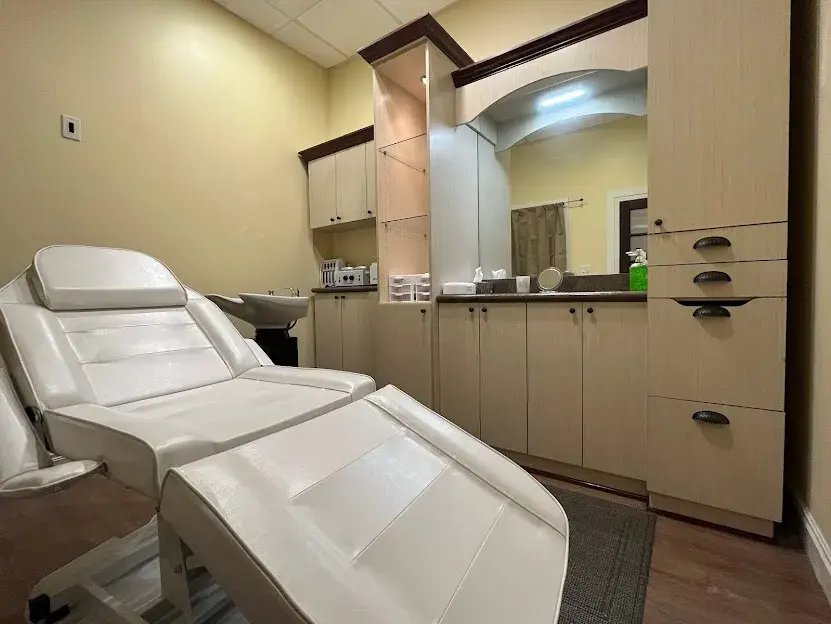 Treatment room at Sarah's Threading & Waxing Salon, Johns Creek
