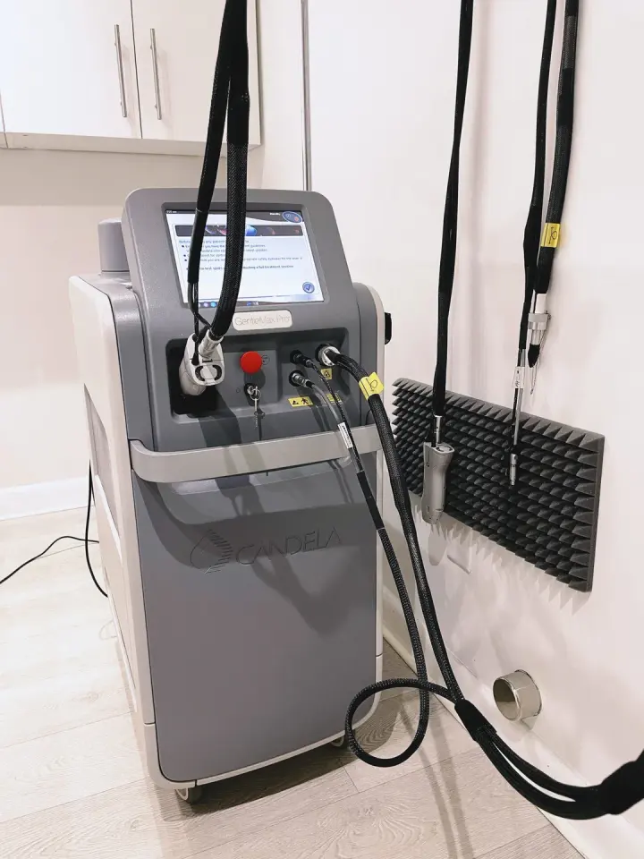 GentleMax Pro laser device at Savou Med Spa, Surfside