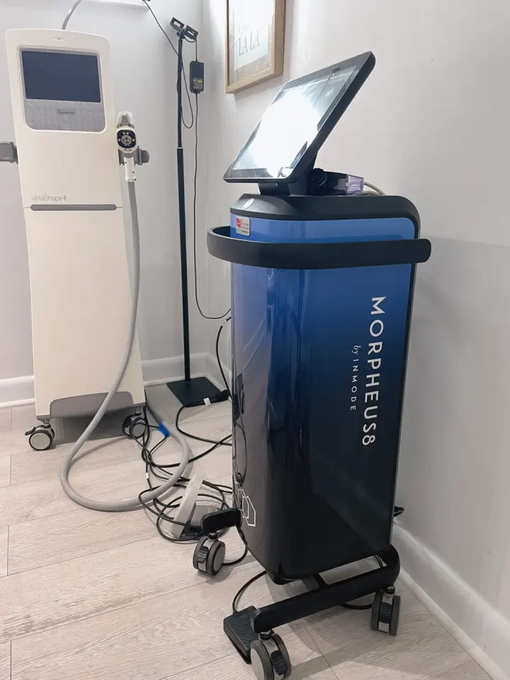 Treatment room equipment at Savou Med Spa, Surfside