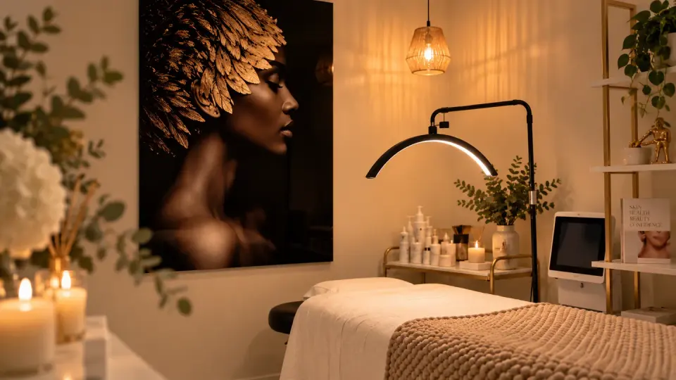Treatment room at Skin Science by Inna, Wilton Manors