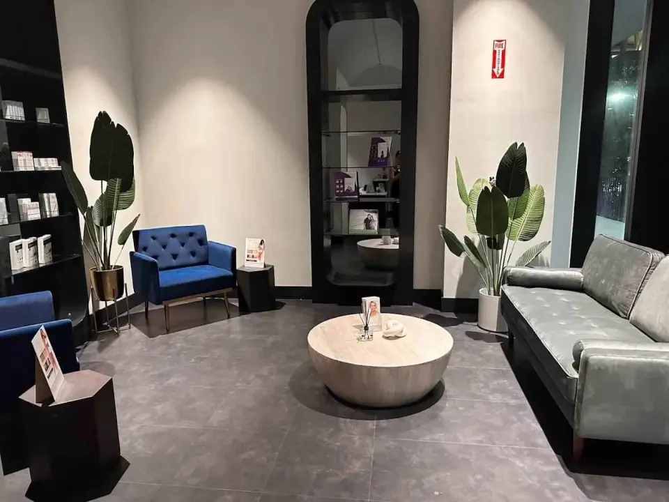 Waiting area at Skin Spa New York, Miami Beach