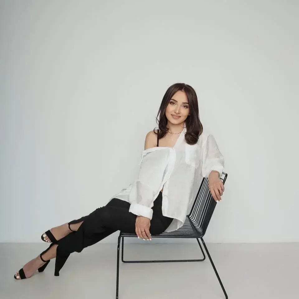 Shushanik Grigoryan pictured in the Skinn Loft team biography
