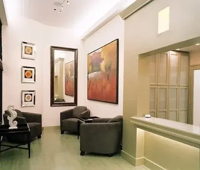 Lobby at Skinpeccable’s Brentwood office