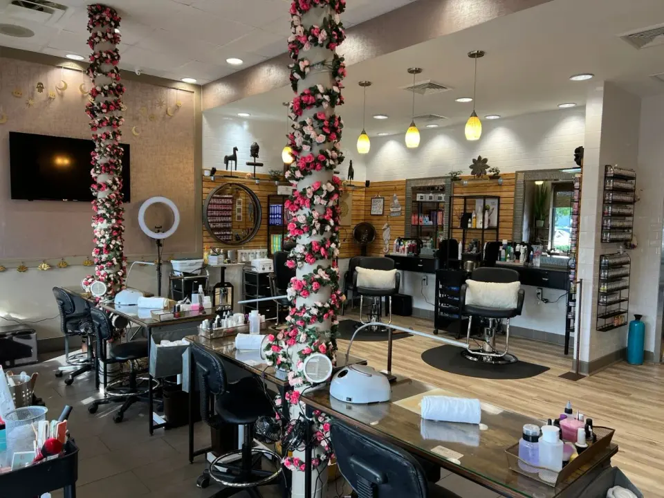 Salon interior at STYLE Beauty Bar & Boutique, Pinecrest