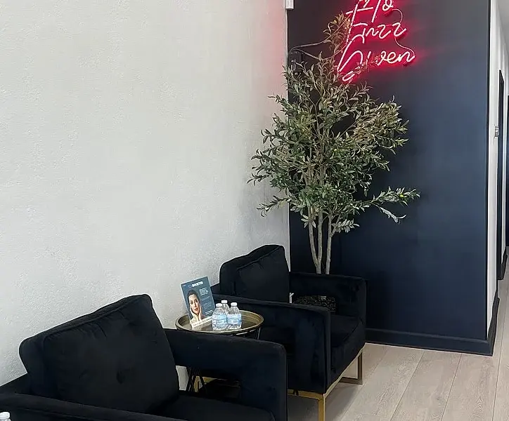 Glendale waiting area shown in The Skin Agency’s location gallery