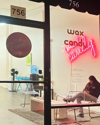 Wax Candy — Downtown LA entrance pictured on the official location page