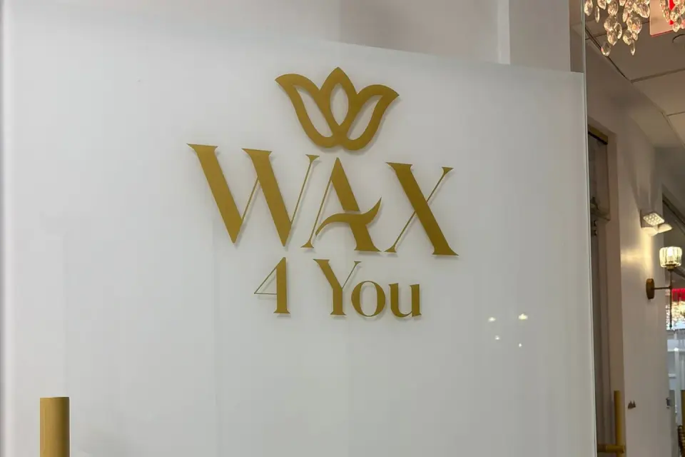 Entrance sign at Wax4you, Coral Gables