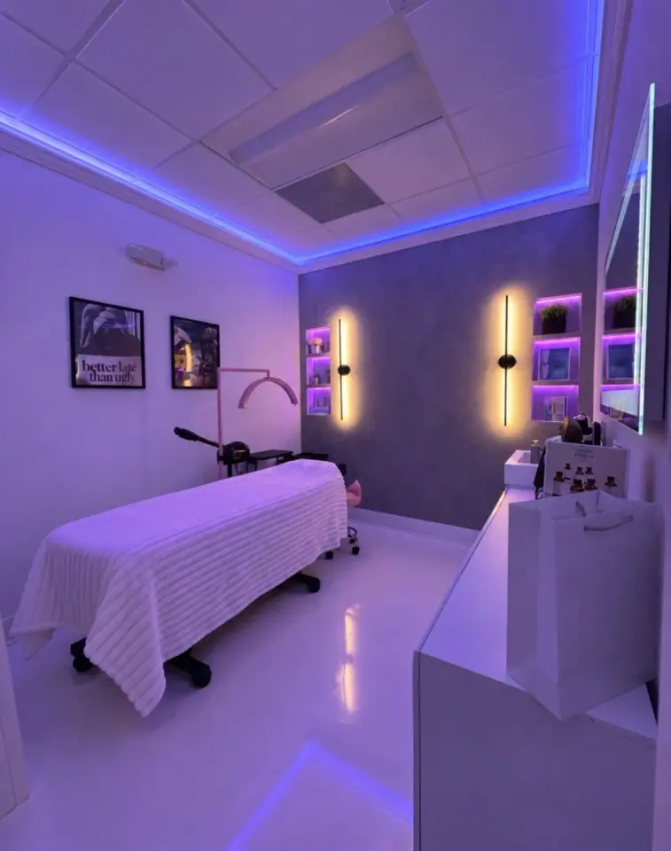 Treatment room at Younique Skin + Beauty, Cooper City